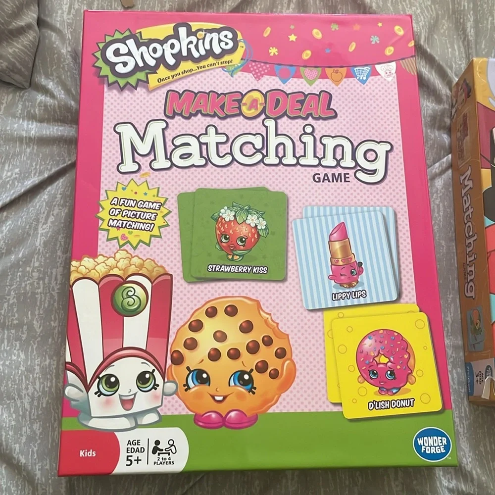 Shopkins and Disney Jake and the Neverland Pirates Matching Games Lot